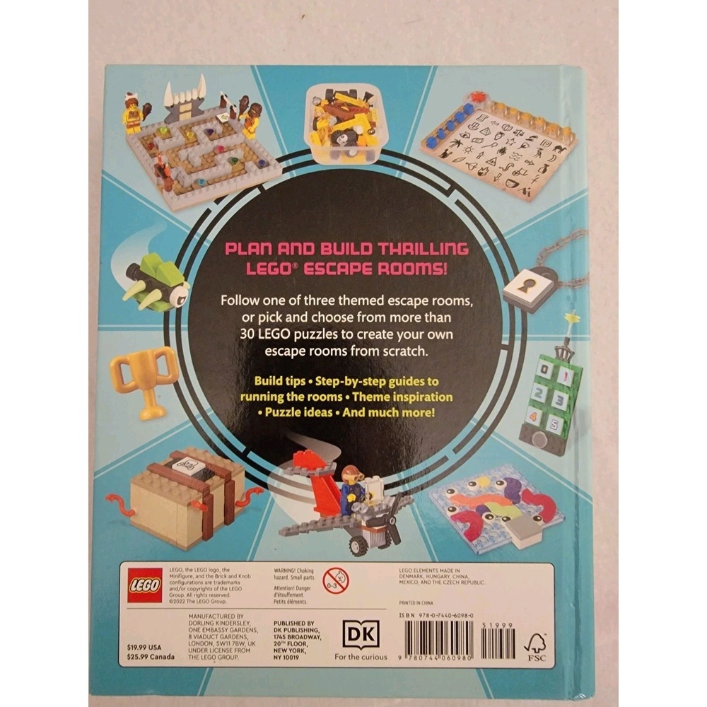 Build‎ Your Own LEGO Escape Room by Simon Hugo and Barney Main (2022, Hardcover) - Picture 3 of 5